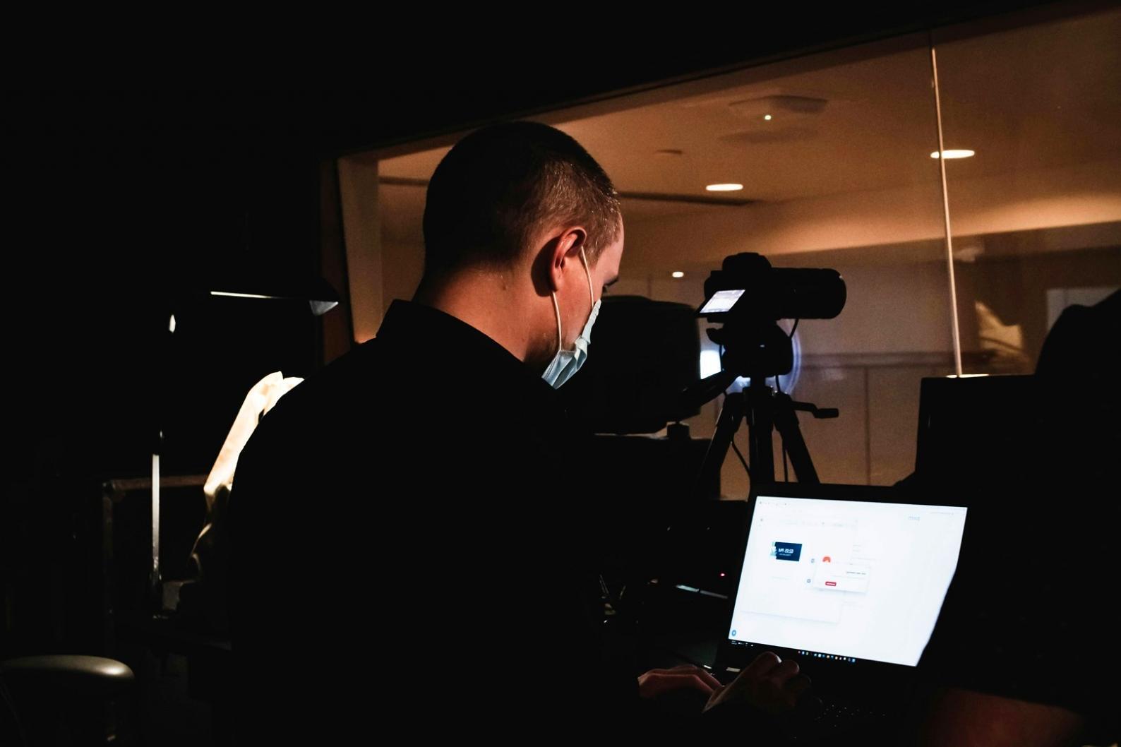 Financial data processing workflow showing news analysis stages